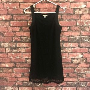 Halo Lace Dress in Black